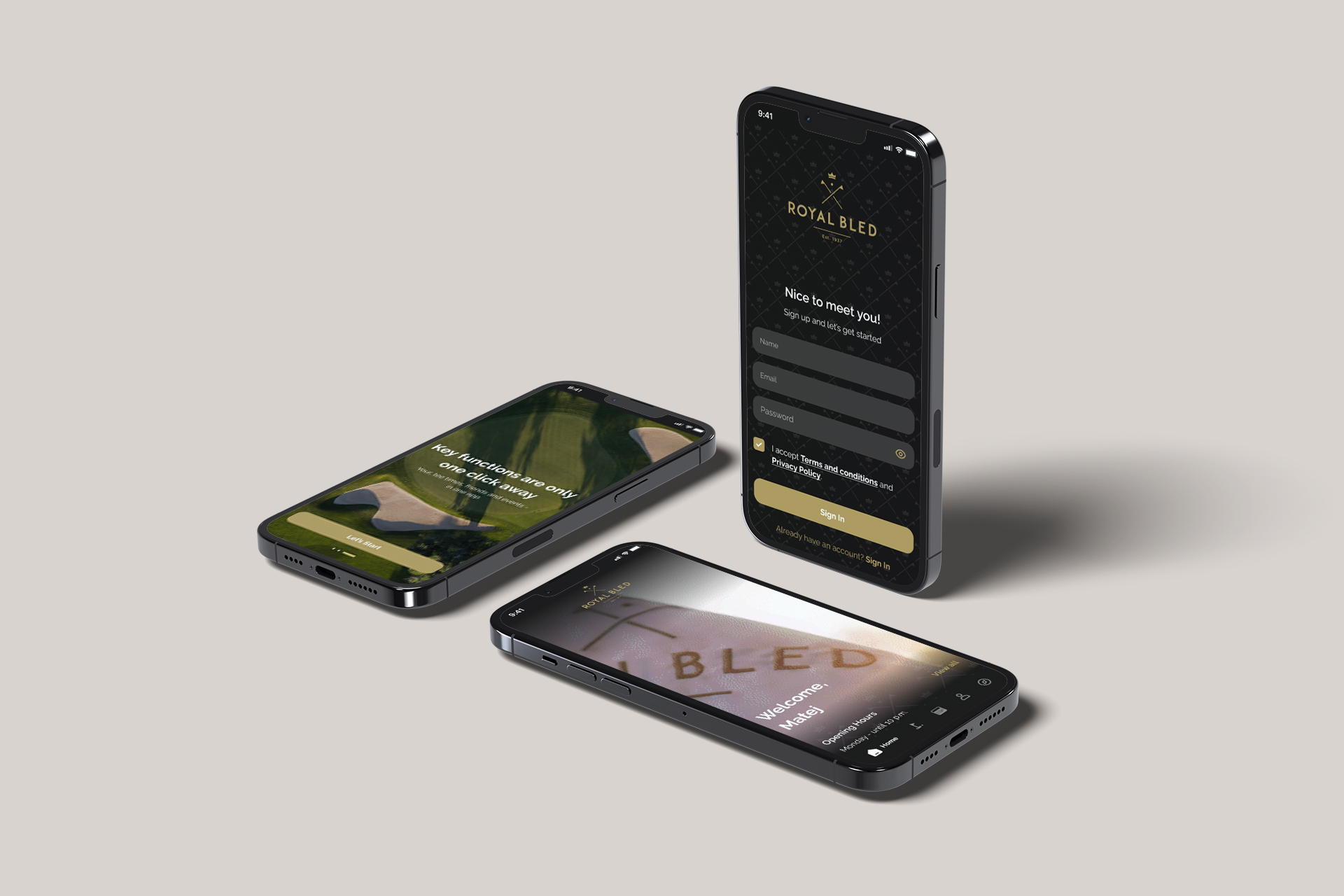 Royal Bled aplikacija